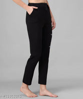 Black cotton maxi pyjama set in pack of 1, featuring sizes M, L, XL. Made in India